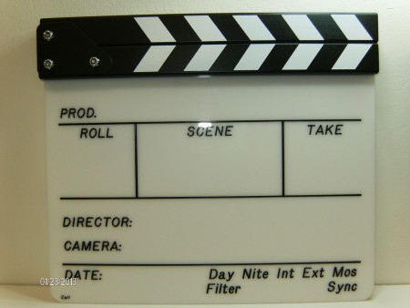Standard Slate Full Sized Format With Black and White Sticks